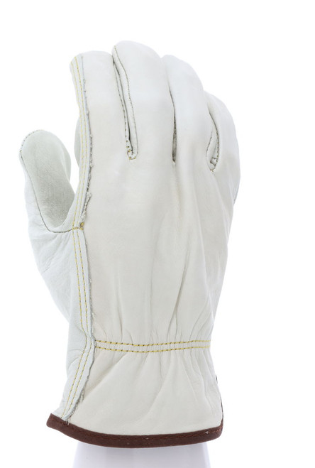 3203_ - 3203L - 23334 - 360 - Leather driver work gloves – MCR Safety Group 3203 – grain cowskin leather with straight thumb for durable and economical industrial use