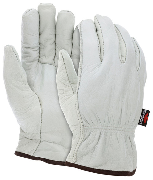 3250_ - 3250L - 939 - Insulated leather driver gloves pair – MCR Safety Group 3250 with select B grade grain cowskin leather and fleece lining for cold weather tasks