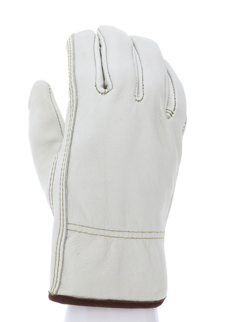 3280_ - 3280L - 25062 - 360 - Leather driver work gloves – MCR Safety Group 3280 – grain cow leather with thermal insulation and keystone thumb for cold-weather work