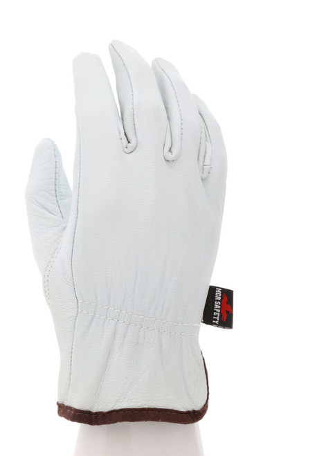 3611_ - 3611L - 27449 - 360 - Leather driver work gloves – MCR Safety Group 3611 – premium grain goatskin leather with keystone thumb for comfort and durable industrial use