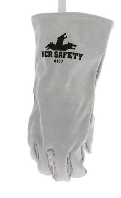 4150_ - 4150 - 120945 - 360 - Leather welding work gloves – MCR Safety Group 4150 – select B+ grade shoulder leather with full cotton sock lining for welding applications