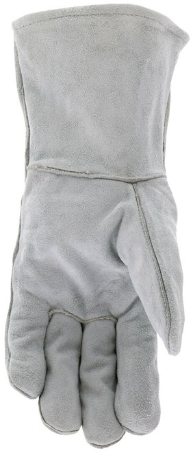 4152_ - 4152 - 121030 - Leather grip gloves palm view – shoulder leather construction enhances durability and grip for welding and fabrication tasks
