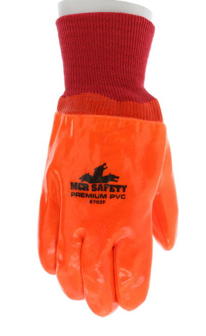 6702F - Orange PVC Coated Work Gloves