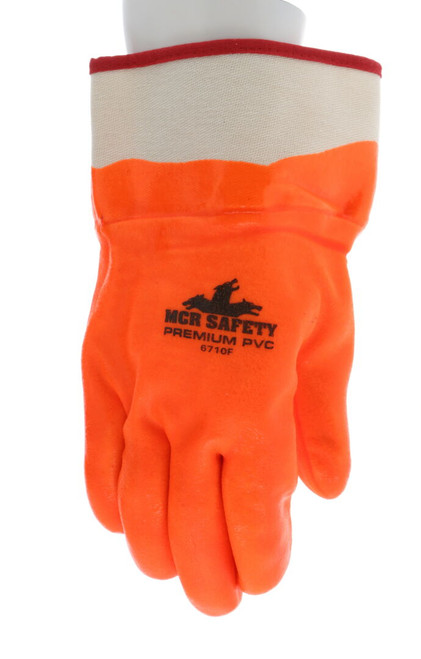 6410SCHV - Orange PVC Coated Work Gloves