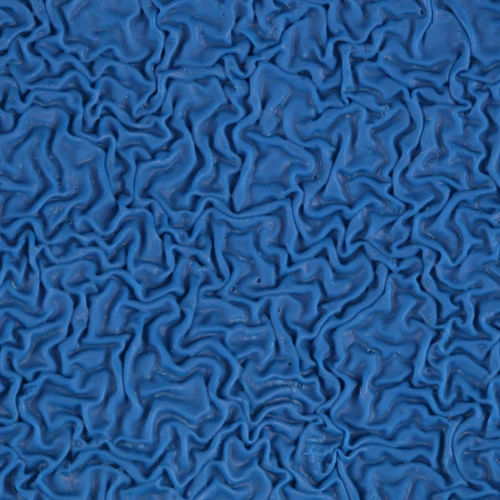 9680_ - 9680L - 30516 - Closeup view of the blue latex crinkle coating on the palm of the 9680 work gloves