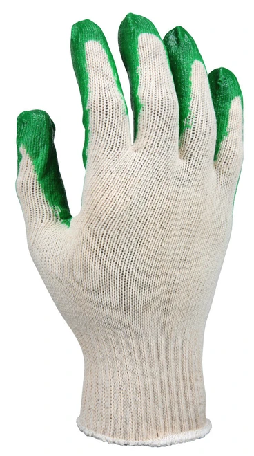 9681_ - 9681L - 2722 - Protective work gloves back view – 10-gauge natural cotton and polyester shell provides comfort, flexibility, and dependable all-day wear