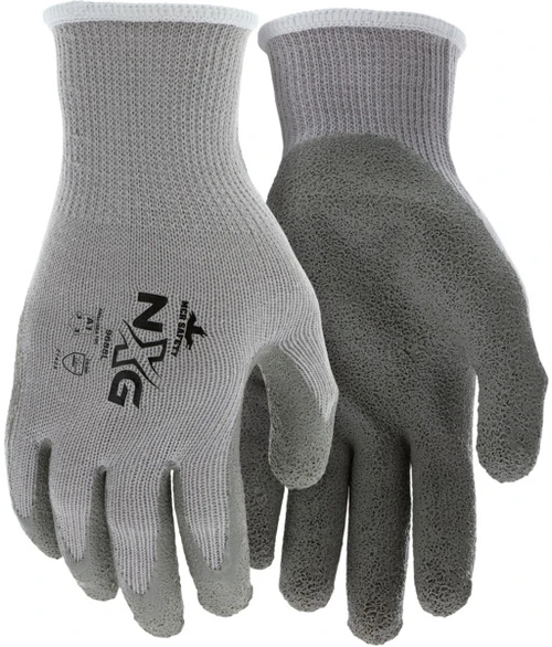9688_ - 9688L - 156079 - Grip work gloves pair – MCR Safety Group 9688 with a cotton and polyester shell and latex coating for secure material handling performance