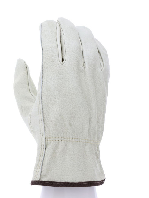 3313 - Buffalo Leather Drivers Work Gloves MCR Safety
