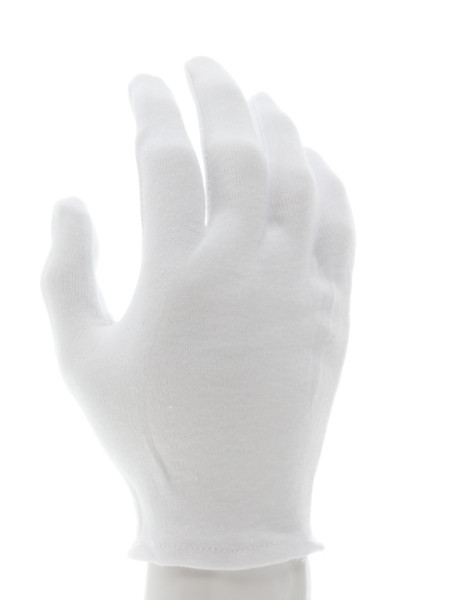 8620C - White Inspectors Lisle Cotton Gloves