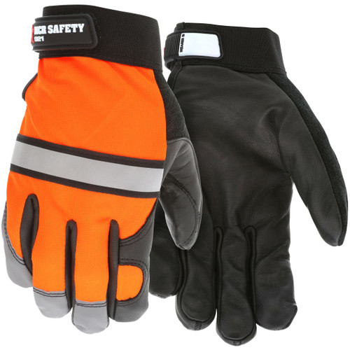 911DP - Hi-Vis Mechanics Work Glove