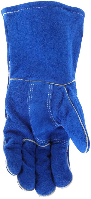 4501_ - 4501 - 121225 - Leather grip gloves palm view – shoulder leather construction enhances durability and grip for welding, fabrication, and metalworking applications