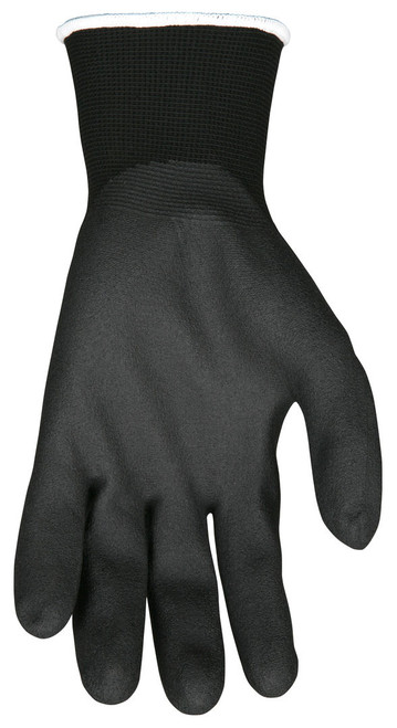 N9699_ - N9699L - 3496 - HPT coated palm gloves palm view – textured coating enhances grip, durability, and liquid repellency for material handling applications