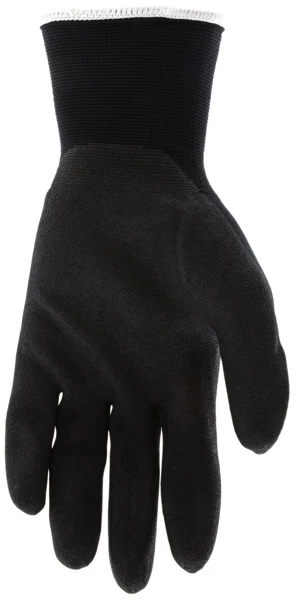 N9699_ - N9699L - 161754 - HPT coated palm gloves palm view – textured coating enhances grip, durability, and liquid repellency for material handling applications