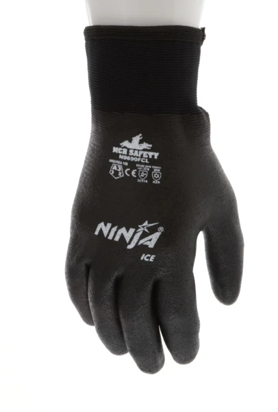 N9690FC_ - N9690FCL - 161572 - 360 - Insulated work gloves – MCR Safety Group N9690FC Ninja® Ice – fully HPT coated shell with acrylic terry liner for cold-weather protection