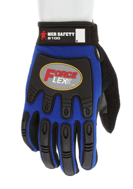 T100 - Mechanics Work Gloves TPR Back of Hand