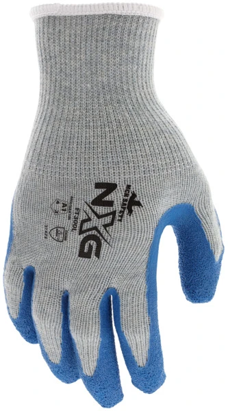 FT300_ - FT300L - 156843 - Protective work gloves back view – 10-gauge gray cotton and polyester shell provides comfort, flexibility, and dependable all-day wear