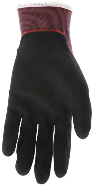 N96783_ - N96783L - 162063 - NFT® coated palm gloves palm view – breathable nitrile foam coating enhances grip, abrasion resistance, and durability for material handling applications