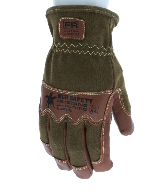 MU3634K - Leather Drivers Utility Work Gloves with TPR Back