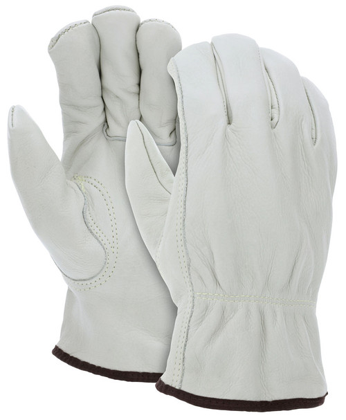 32801_ - 32801L - 25116 - Insulated leather driver gloves pair – MCR Safety Group 32801 with C grade grain cowskin leather and thermal lining for cold weather tasks