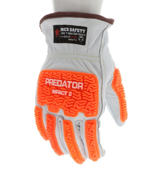 36136KDP_ - 36136KDPL - 149535 - 360 - Cut resistant driver work gloves – MCR Safety Group 36136KDP CutPro® – grain goatskin leather with Kevlar® lining and padded double palm protection