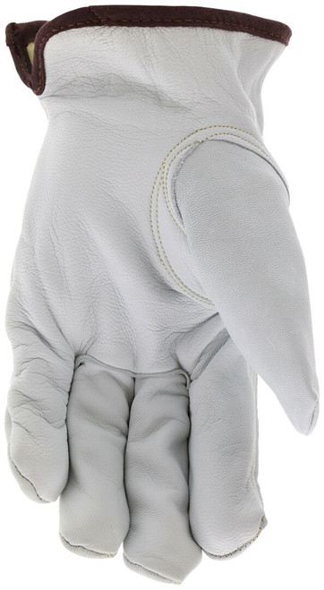 3613H_ - 3613HL - 123862- Leather grip gloves palm view – grain goatskin leather enhances dexterity and grip while the ARX® liner provides cut resistance for demanding tasks