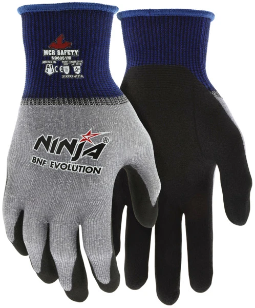 N96051_ - N96051L - 161836 - Lightweight coated work gloves pair – MCR Safety Group N96051 with an Ingenia™ shell and NFT® coating for grip, comfort, and handling performance