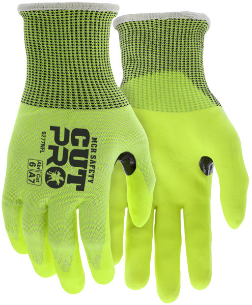 9273HV - Hi-Visibility Cut Resistant Work Gloves