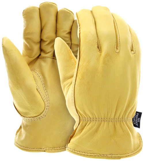 3500T_ - 3500TL - 140486 - Insulated leather driver gloves pair – MCR Safety Group 3500T with premium A grade grain deerskin leather and 3M™ Thinsulate® insulation for cold weather work