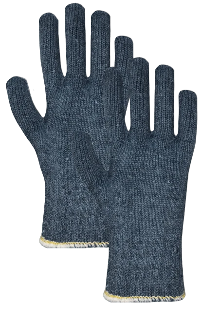 GK-14M - Guante tejido de algodón multicolor, peso pesado