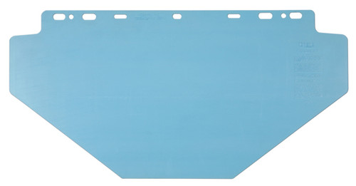102040PC - 102040PC - 3707 - Image of polycarbonate face shield used to protect eyes and face from liquid slash and impact