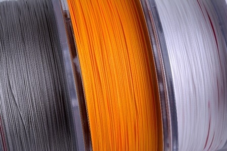 Fishing line is made with HPPE