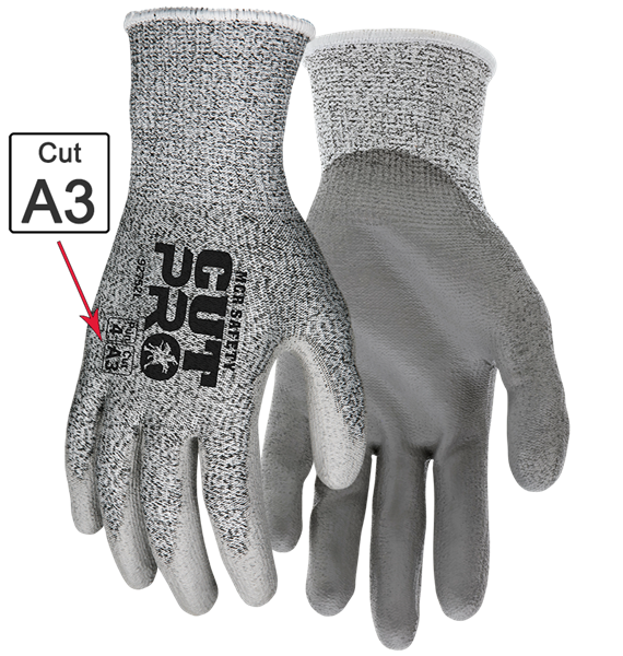 MCR Safety’s Cut Pro Gloves use Hypermax® 1.0 technology, a high-performance polyethylene (HPPE).
