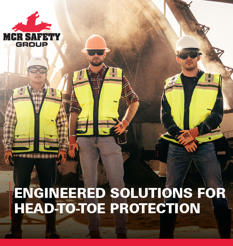 MCR Safety Group, Head to Toe Protection, Gloves, Safety Glasses, Safety Garments