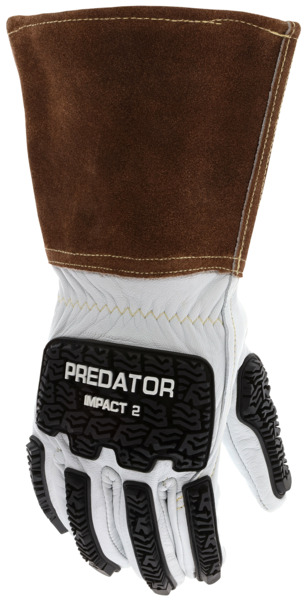 48406K - Leather Welding Work Gloves TPR back
