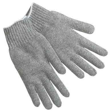 9637M - Gray String Knit Cotton Work Gloves