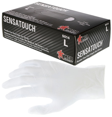 5014 - Clear Disposable Vinyl Gloves
