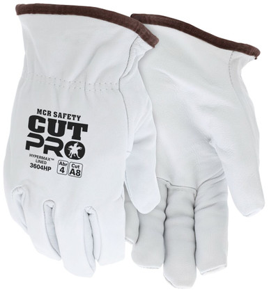 3604HP - Goatskin Leather Drivers Work Gloves Cut Resistant