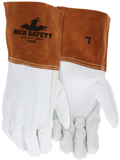 4955 - Leather Mig Tig Welding Work Gloves