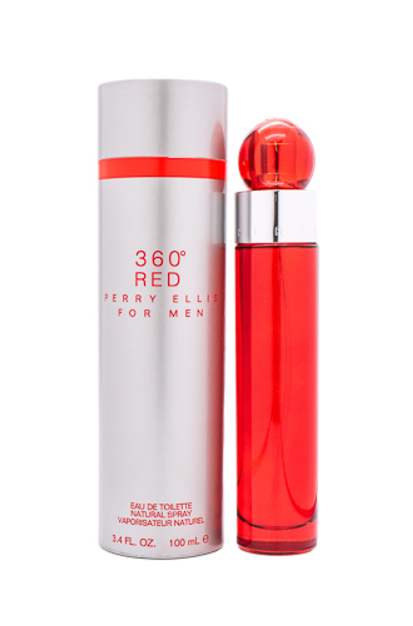 360 Red by Perry Ellis 3.4 oz EDT for men ForeverLux