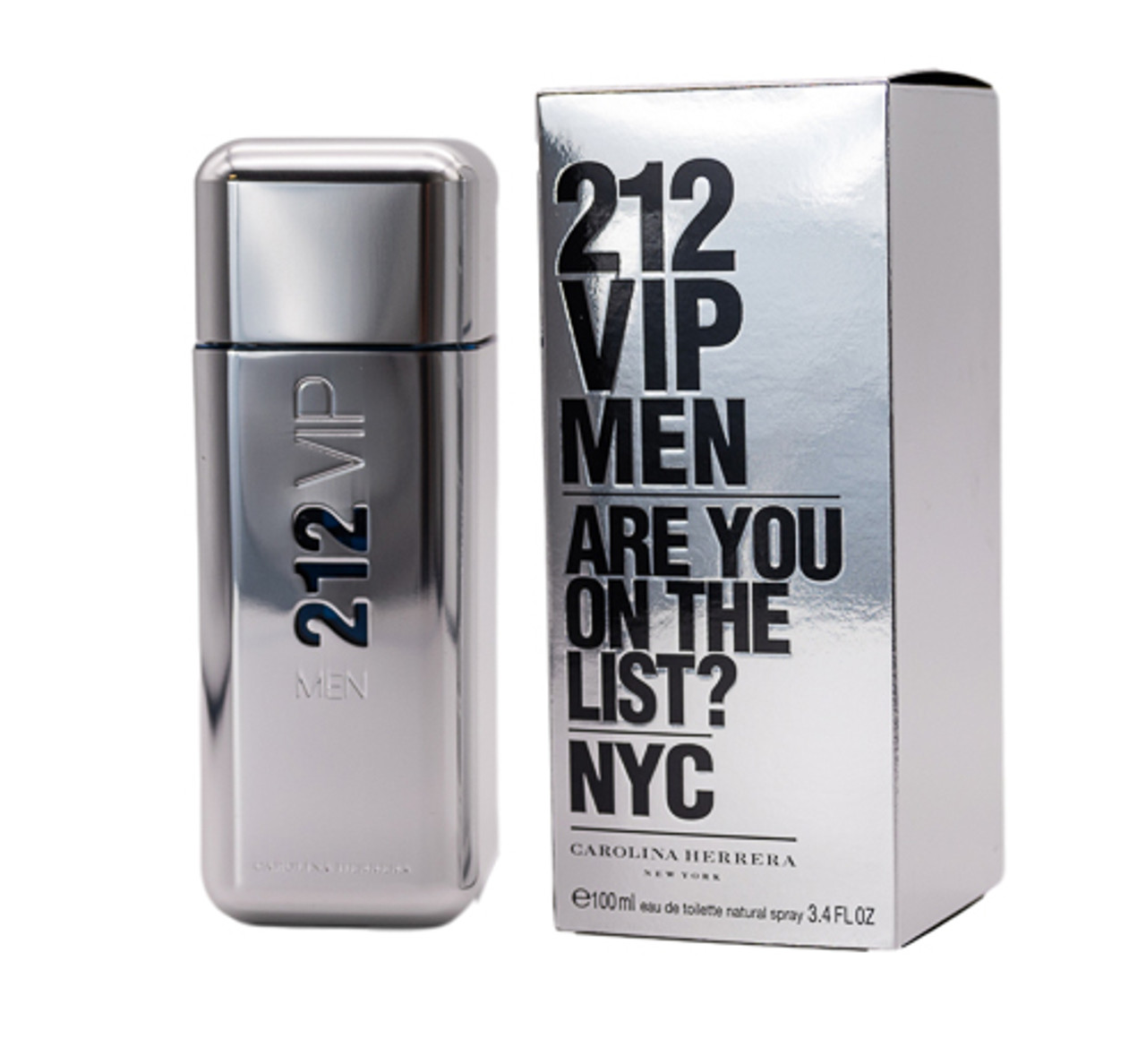 212 VIP by Carolina Herrera 3.4 oz EDT for men ForeverLux