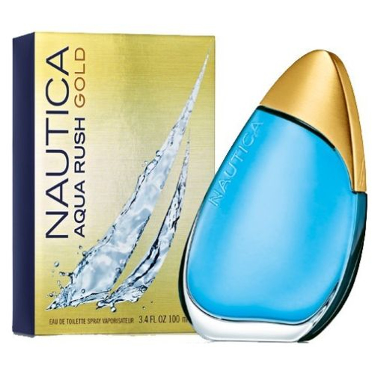 Nautica Aqua Rush Gold by Nautica 3.4 oz for men