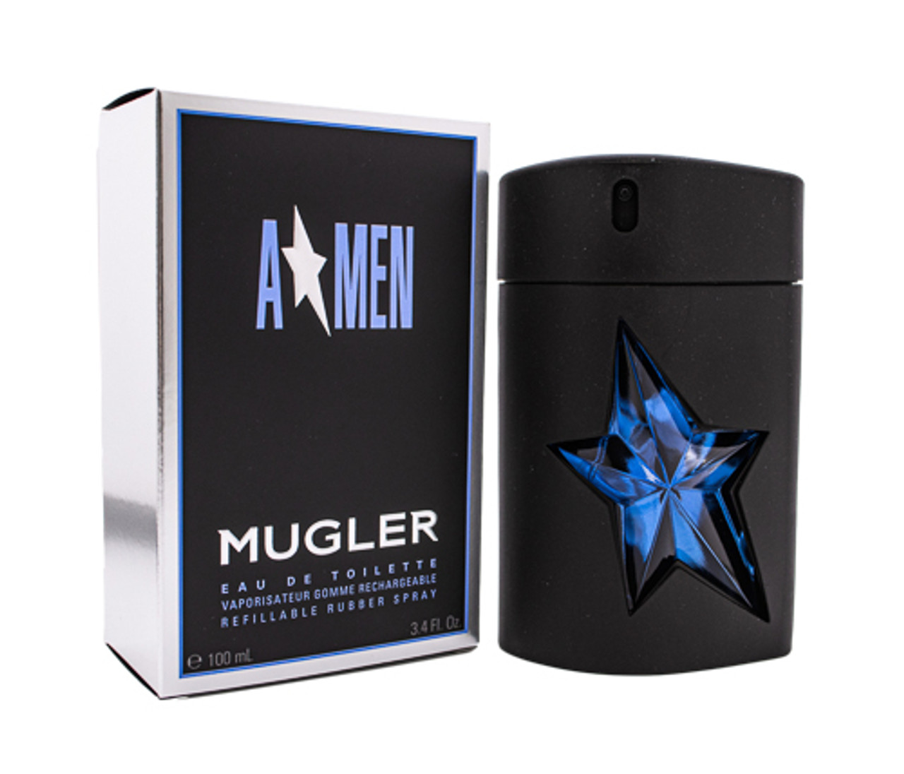 Angel Amen by Thierry Mugler 3.4 oz EDT Refillable Rubber Spray