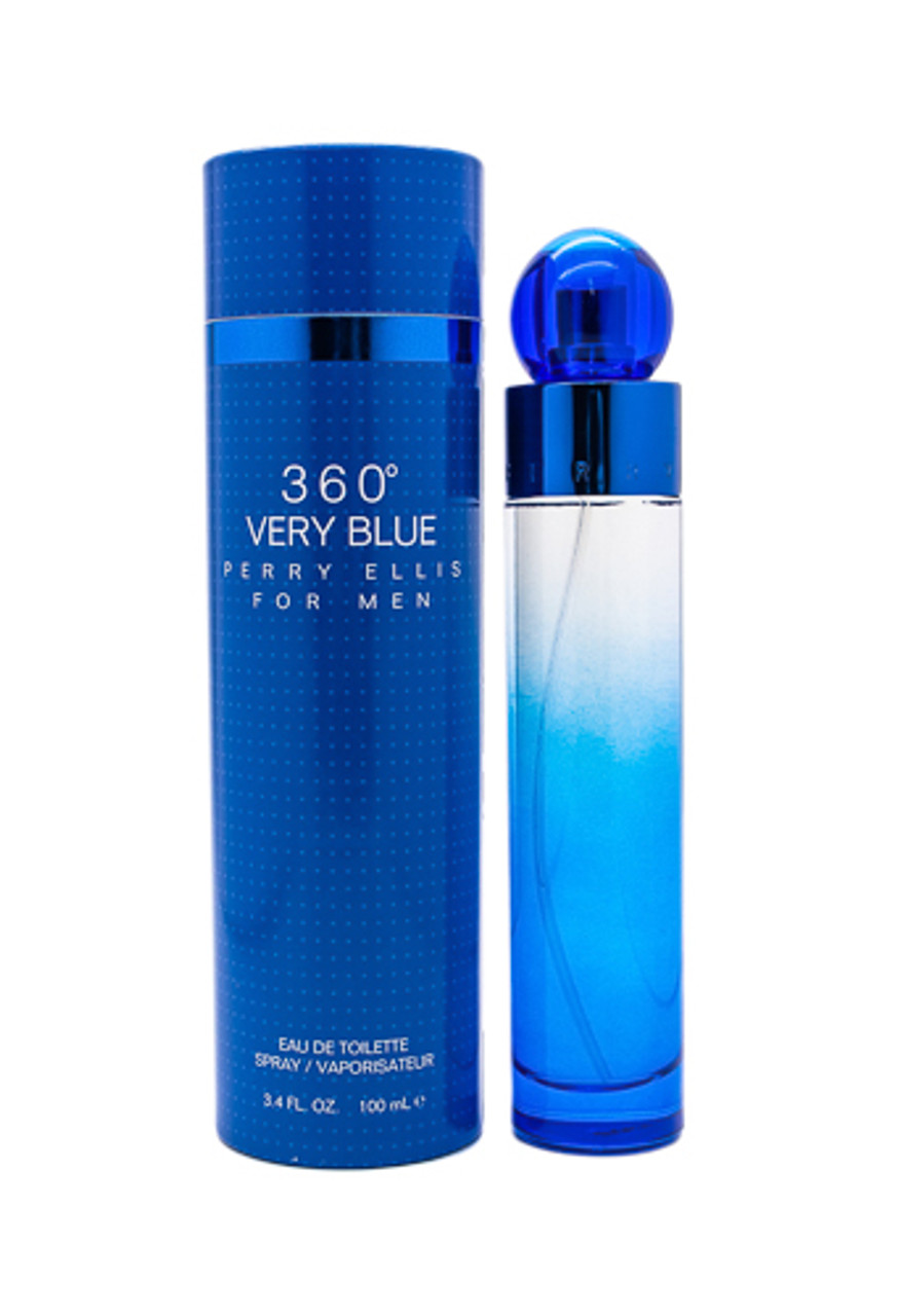 360 Very Blue by Perry Ellis 3.4 oz EDT for Men - ForeverLux