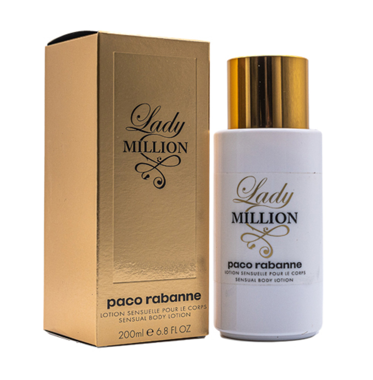 Lady Million by Paco Rabanne 6.8 oz Sensual Body for women - ForeverLux