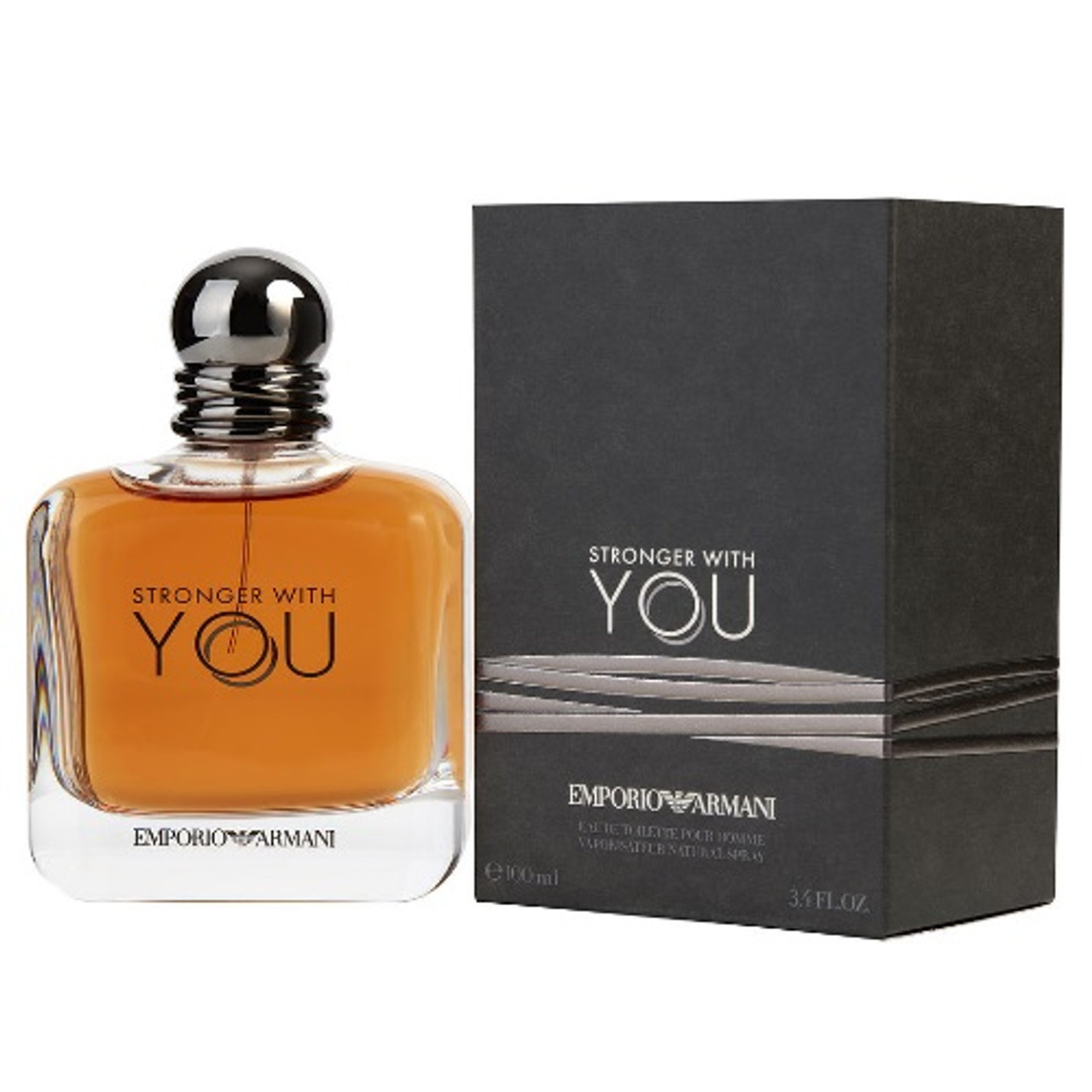 Emporio Armani Stronger With You by Giorgio Armani 3.4 oz EDT for men -  ForeverLux