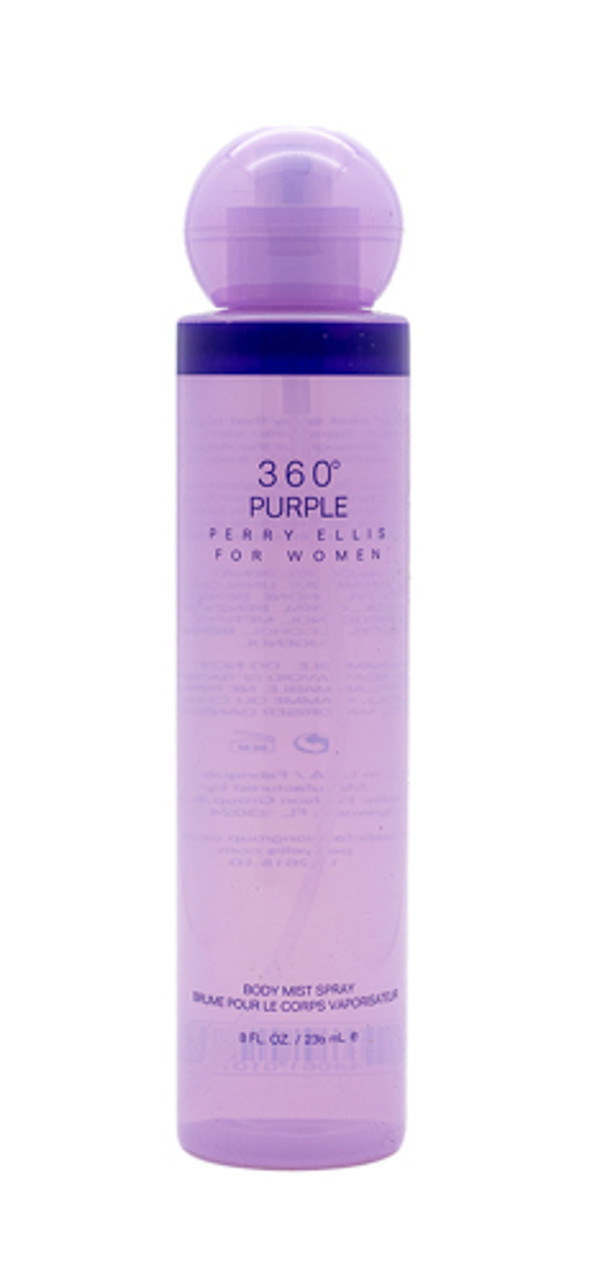 360 Purple by Perry Ellis 8 oz Body Mist for Women - ForeverLux