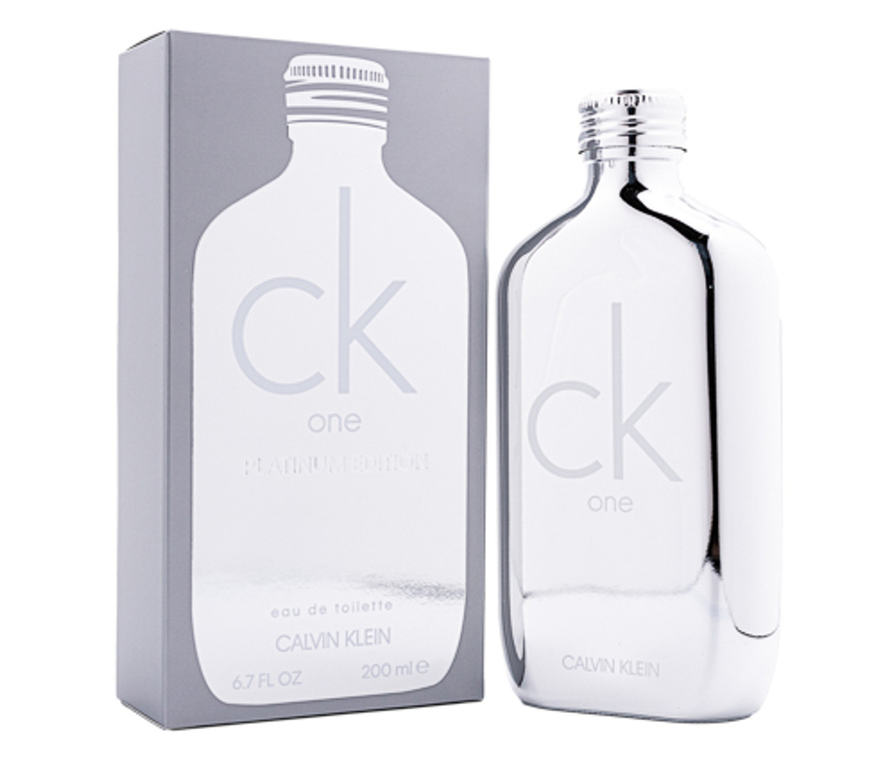 Ck One Platinum Edition by Calvin Klein  oz EDT for Unisex - ForeverLux