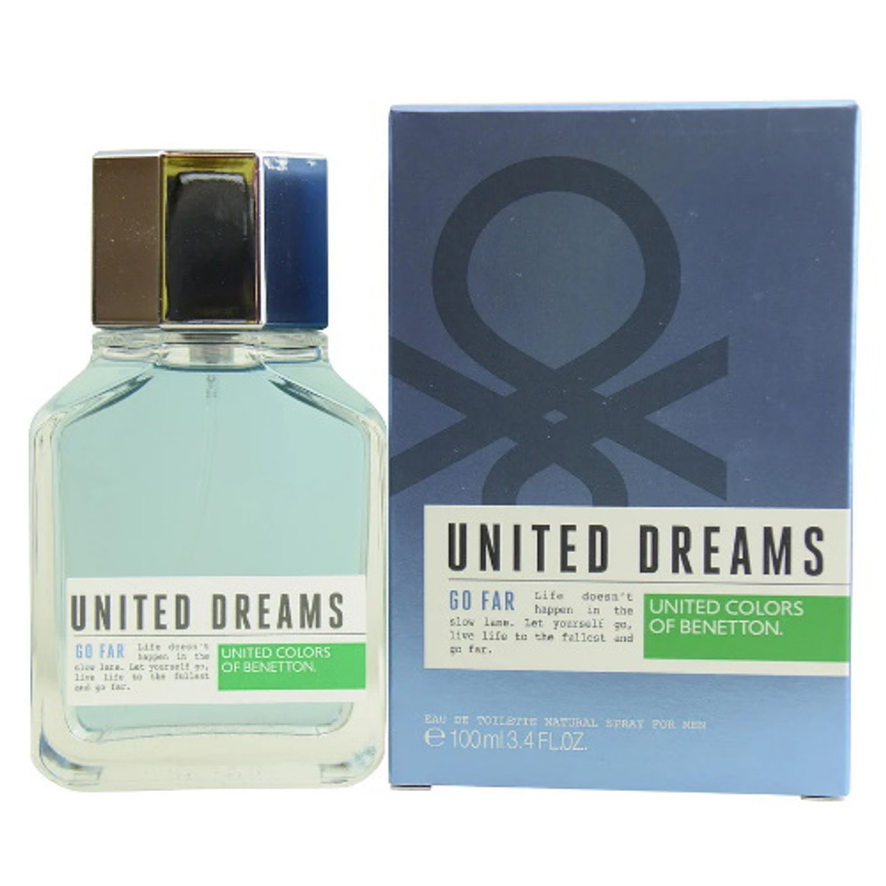 United Dreams Go Far by Benetton 3.4 oz EDT for Men - ForeverLux