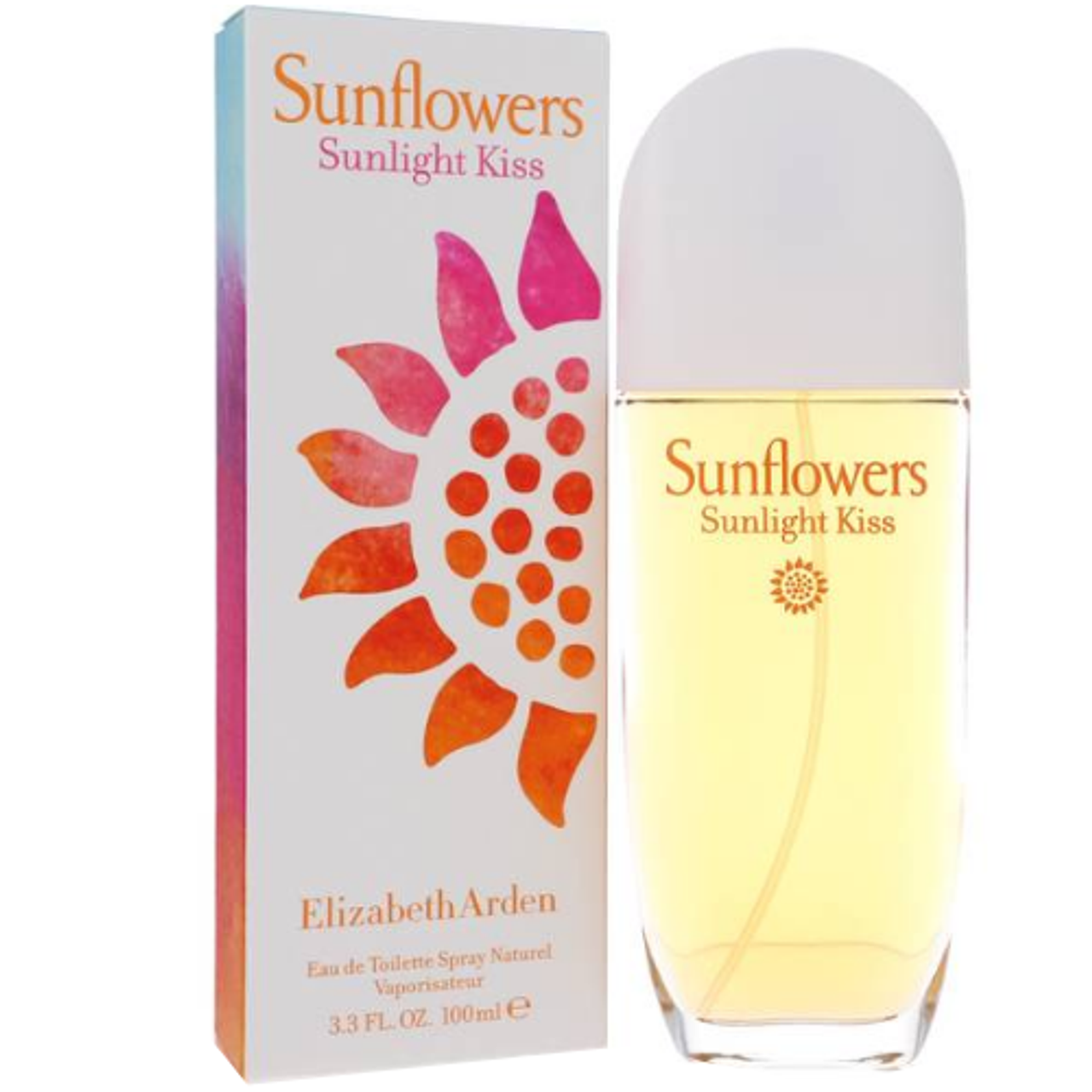 3.3 for ForeverLux Sunflowers EDT by Elizabeth Arden oz Kiss Sunlight Women -
