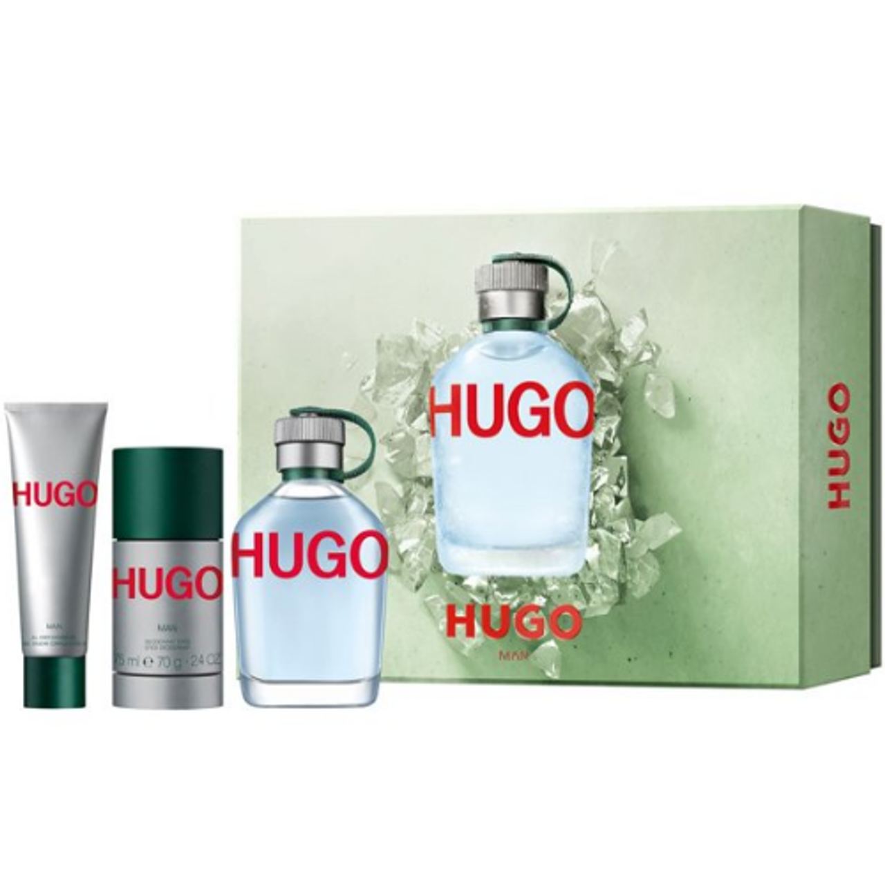waarom niet Sovjet Oost Hugo Man by Hugo Boss 3pc Gift Set 4.2 oz EDT + Deodorant Stick + Shower  Gel for Men - ForeverLux